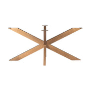 Eettafel Matrixpoot ovaal/rechthoek Bronze 160x73x73 cm-Eettafels-Starfurn