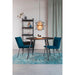 Eettafel Mo 110' Teak Hout Zwart Ø110x76 cm-Eettafels-Creating Home