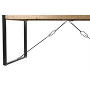 Eettafel Nairobi Mangohout Naturel hout 140x80 cm-Eettafels-Livingfurn