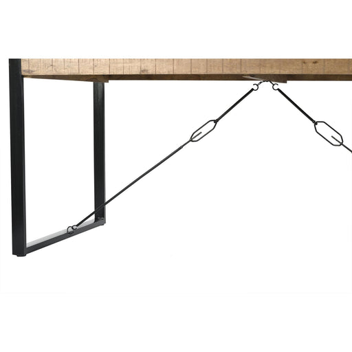 Eettafel Nairobi Mangohout Naturel hout 180x90 cm-Eettafels-Livingfurn