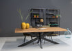 Eettafel Nairobi Mangohout Naturel hout 180x90 cm-Eettafels-Livingfurn
