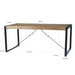 Eettafel Nairobi Mangohout Naturel hout 180x90 cm-Eettafels-Livingfurn