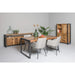 Eettafel Nairobi Mangohout Naturel hout 200x100 cm-Eettafels-Livingfurn