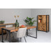 Eettafel Nairobi Mangohout Naturel hout 200x100 cm-Eettafels-Livingfurn