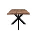 Eettafel Nairobi Mangohout Naturel hout 220x100 cm-Eettafels-Livingfurn