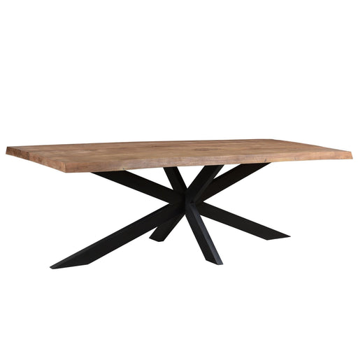 Eettafel Nairobi Mangohout Naturel hout 220x100 cm-Eettafels-Livingfurn