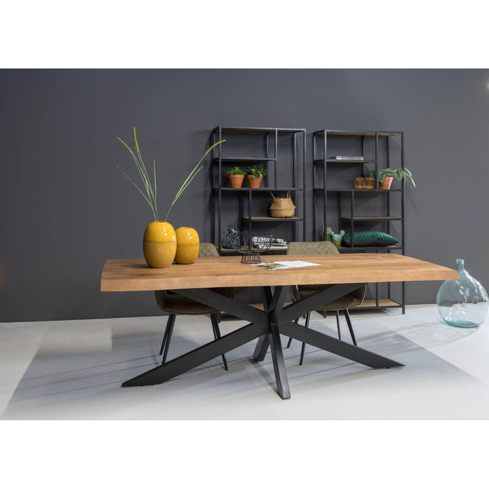 Eettafel Nairobi Mangohout Naturel hout 240x100 cm-Eettafels-Livingfurn