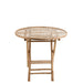Eettafel Naturel Bamboe Rond 90 cm 90x90x76 cm-Eettafels-J-Line