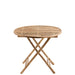 Eettafel Naturel Bamboe Rond 90 cm 90x90x76 cm-Eettafels-J-Line