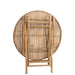Eettafel Naturel Bamboe Rond 90 cm 90x90x76 cm-Eettafels-J-Line