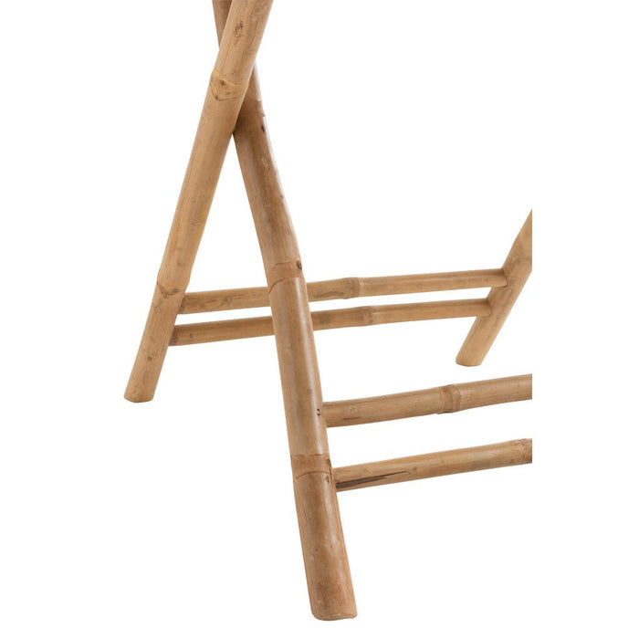 Eettafel Naturel Bamboe Rond 90 cm 90x90x76 cm-Eettafels-J-Line