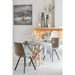 Eettafel Naturel Glas Rond 120 cm 120x120x75 cm-Eettafels-J-Line