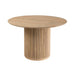 Eettafel Naturel Metaal 120 cm 120x120x77 cm-Eettafels-J-Line