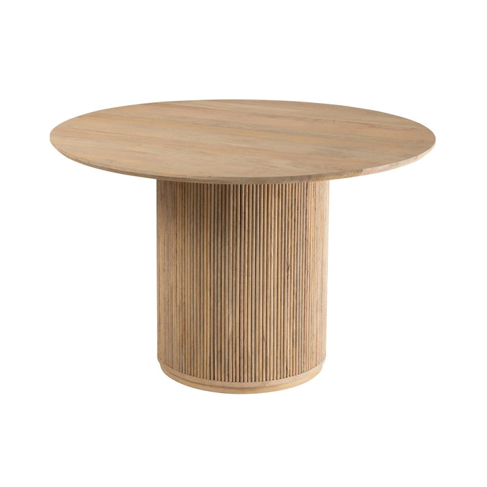 Eettafel Naturel Metaal 120 cm-Eettafels-J-Line