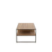 Eettafel Naturel Metaal 60x120 cm-Eettafels-J-Line
