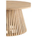 Eettafel Naturel Metaal 80 cm 80x80x39.5 cm-Eettafels-J-Line