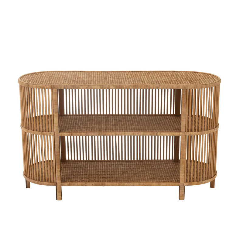 Eettafel Naturel Rotan 41x121 cm-Eettafels-J-Line
