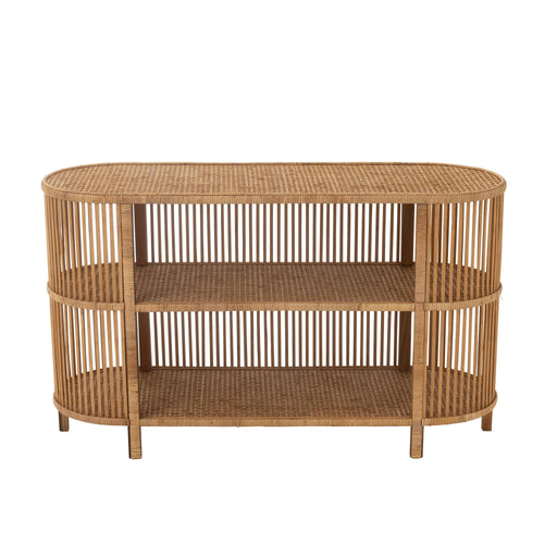 Eettafel Naturel Rotan 41x121 cm-Eettafels-J-Line