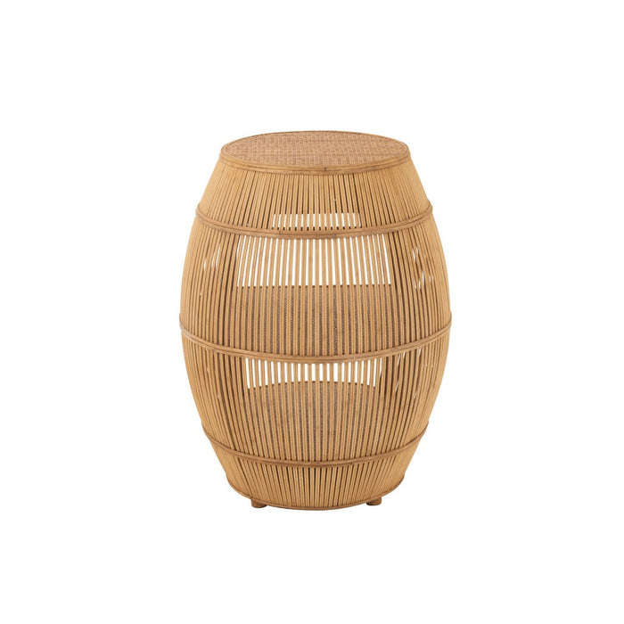 Eettafel Naturel Rotan 61 cm 61x61x79 cm-Eettafels-J-Line