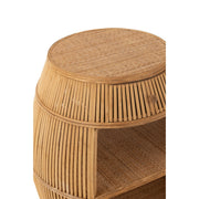 Eettafel Naturel Rotan 61 cm 61x61x79 cm-Eettafels-J-Line
