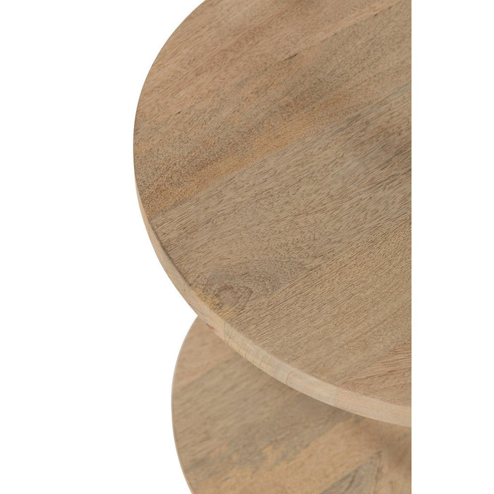 Eettafel Naturel Staal 110 cm 110x110x76 cm-Eettafels-J-Line