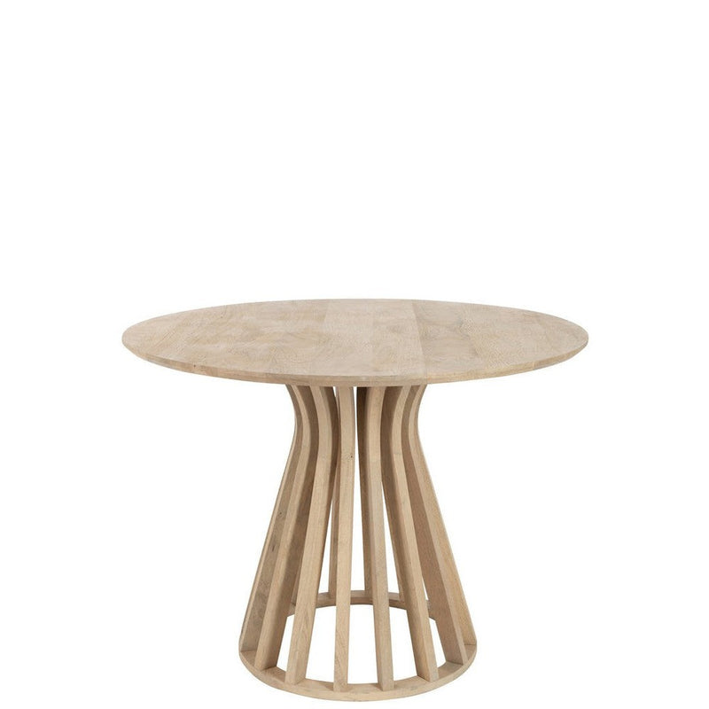 Eettafel Naturel Staal 110 cm 110x110x76 cm-Eettafels-J-Line