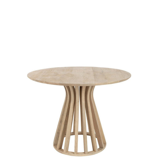 Eettafel Naturel Staal 110 cm 110x110x76 cm-Eettafels-J-Line