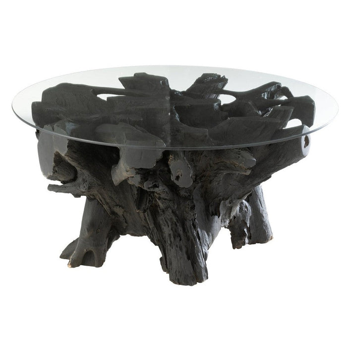 Eettafel Naturel Teakhout Ovaal 90 cm-Eettafels-J-Line