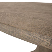 Eettafel Nemo Mangohout Grijs 220x110 cm-Eettafels-PTMD