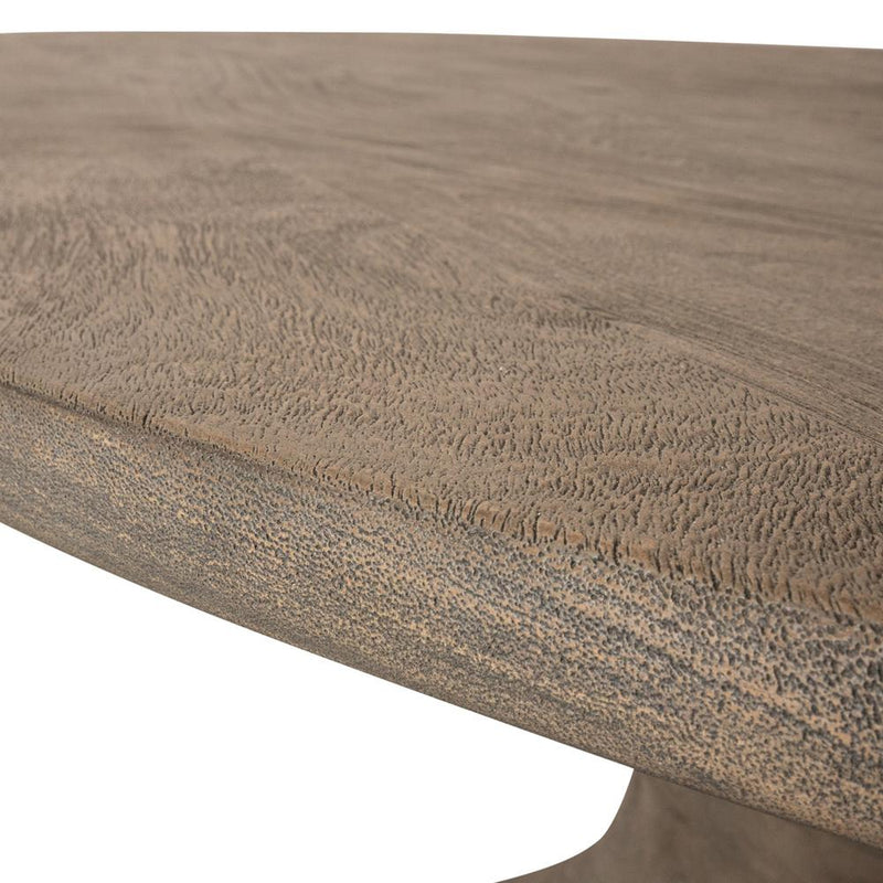 Eettafel Nemo Mangohout Grijs 220x110 cm-Eettafels-PTMD