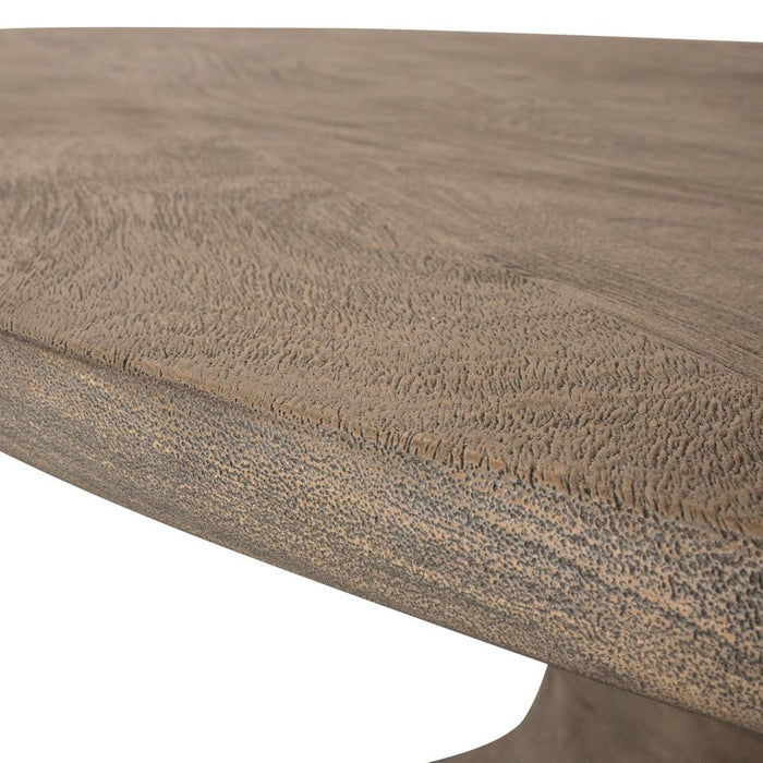 Eettafel Nemo Mangohout Grijs 220x110 cm-PTMD