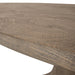 Eettafel Nemo Mangohout Grijs 220x110 cm-PTMD
