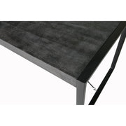 Eettafel Norris Mangohout Zwart 140x80 cm-Eettafels-Livingfurn