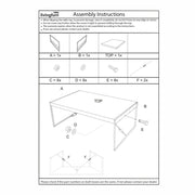 Eettafel Norris Mangohout Zwart 160x90 cm-Eettafels-Livingfurn