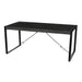 Eettafel Norris Mangohout Zwart 200x100 cm 12408-Eettafels-Livingfurn
