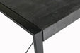 Eettafel Norris Mangohout Zwart 200x100 cm-Eettafels-Livingfurn