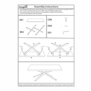 Eettafel Norris Mangohout Zwart 240x100 cm-Eettafels-Livingfurn