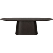 Eettafel Novero Eikenhout Espresso 280cm-Eettafels-Livingfurn