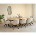 Eettafel Novero Eikenhout Naturel 280cm-Eettafels-Livingfurn