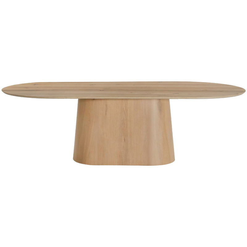 Eettafel Novero Eikenhout Naturel 280cm-Eettafels-Livingfurn