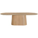 Eettafel Novero Eikenhout Naturel 280cm-Eettafels-Livingfurn