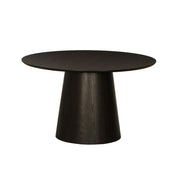 Eettafel Novero Eikenhout fineer Bruin 130x76 cm-Eettafels-Livingfurn