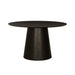 Eettafel Novero Eikenhout fineer Bruin 130x76 cm-Eettafels-Livingfurn