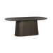 Eettafel Novero Eikenhout fineer Bruin 200x110 cm-Eettafels-Livingfurn