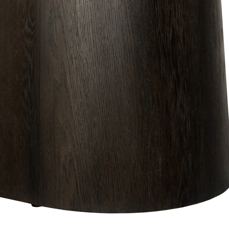Eettafel Novero Eikenhout fineer Bruin 230x110 cm-Eettafels-Livingfurn