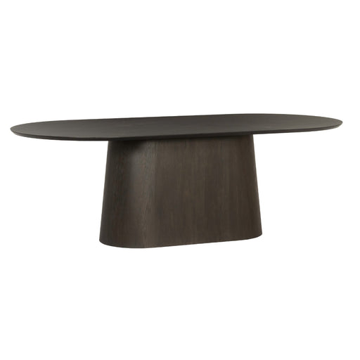 Eettafel Novero Eikenhout fineer Bruin 230x110 cm-Eettafels-Livingfurn