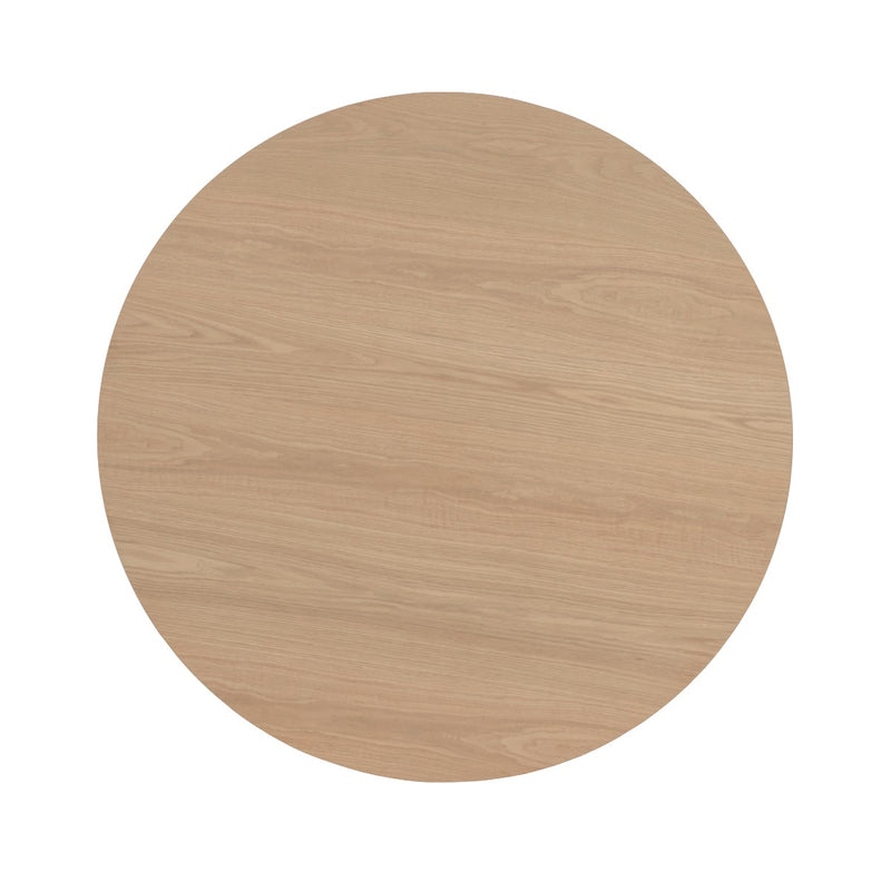 Eettafel Novero Eikenhout fineer Naturel hout 130x76 cm-Eettafels-Livingfurn
