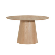 Eettafel Novero Eikenhout fineer Naturel hout 130x76 cm-Eettafels-Livingfurn