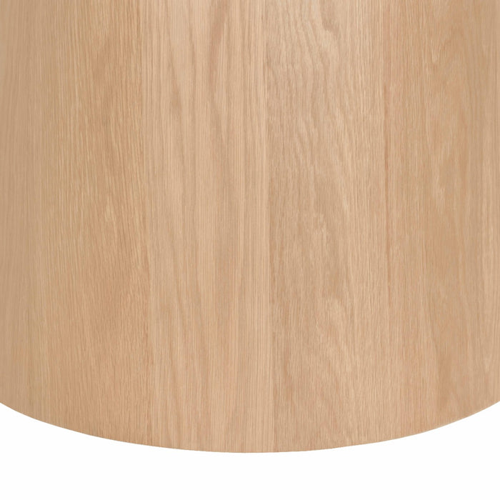 Eettafel Novero Eikenhout fineer Naturel hout 130x76 cm-Eettafels-Livingfurn