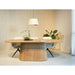 Eettafel Novero Eikenhout fineer Naturel hout 200x110 cm-Eettafels-Livingfurn